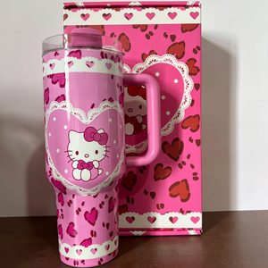 Vaso Térmico <span class=keywords><strong>de</strong></span> 40 oz (24.35 oz) con Logotipo Personalizado, Diseño <span class=keywords><strong>de</strong></span> Dibujos Animados, <span class=keywords><strong>Taza</strong></span> <span class=keywords><strong>de</strong></span> Viaje, Vasos Térmicos con Asa y Estampado 3D - Product Image 3