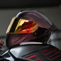 Casque de moto modulaire aérodynamique, casque relevable, coque ABS, amortisseur EPS, double visière, aileron arrière amélioré, fente d'aération