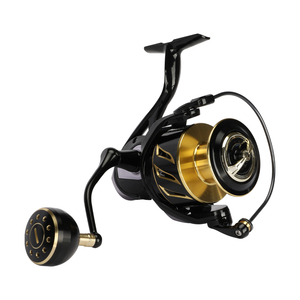 HONOREAL-carrete de pesca giratorio grande para <span class=keywords><strong>peces</strong></span> grandes, bobina de agua salada con sellado de fuerza de arrastre de 30kg, Comet 6000 8000 - Product Image 1
