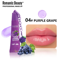 Huile à lèvres fruitée pour femmes, imperméable, hydratante, nourrissante, lèvres pulpeuses, gloss apaisant, brillant à lèvres longue durée, baume hydratant pour les lèvres, fruit
