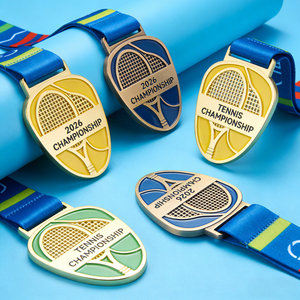 Medallas Deportivas 3D Personalizadas al por Mayor, de Aleación de Zinc, para Natación, BJJ, Jiu Jitsu, Fisicoculturismo, Campeonato, Esmalte Suave, Premio, Medalla de Carrera - Product Image 2