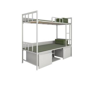 Lits superposés modernes en métal pour adultes, utilisation efficace pour les appartements étudiants, la location et les chambres dans les écoles et les hôpitaux, mobilier scolaire - Product Image 5