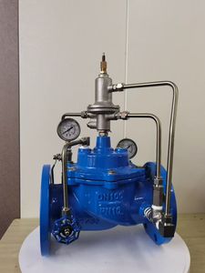 Vanne <span class=keywords><strong>de</strong></span> régulation hydraulique auto-actuée à commande pilote, réglable et stabilisatrice, pour eau à basse température, 4 pouces - Product Image 5