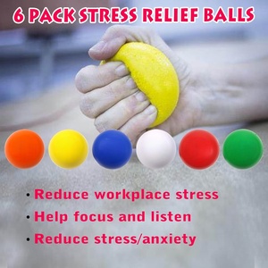 Balle anti-stress en mousse PU personnalisable avec logo, jouet amusant pour les mains, cadeau promotionnel - Product Image 2