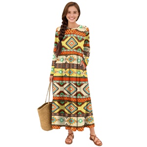 Abiti Tradizionali Tribali Personalizzati all'Ingrosso in Poliestere-Spandex Stile Azteco - Product Image 1