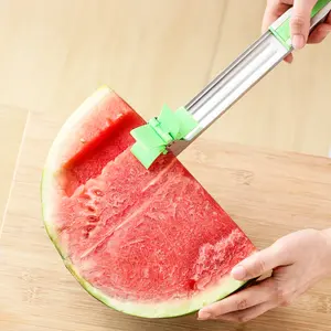 Watermelon Windmill Cutter Slicer Weetiee Auto Stainless Steel Melon Cuber Knife - Fun Fruit Vegetable Salad Quickly Cut Tool