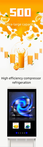 Máquina de café automática completamente inteligente, máquina expendedora de jugo de café, máquina comercial de bebidas instantáneas para oficina y restaurante - Product Image 5