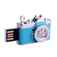 Perangkat keren desain kamera memorias Stik usb 64gb, flashdisk kristal kecil 32gb 16gb pen usb flash drive