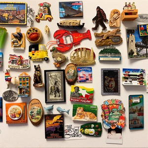 कस्टम मुद्रित 3 डी धातु चुंबकीय रेफ्रिजरेटर चुंबक-यात्रा उपयोग के लिए आधुनिक डिजाइन - Product Image 4