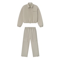 Fabricants de vêtements, vêtements de sport sur mesure, vêtements de course à pied, survêtements à fermeture éclair surdimensionnés, ensembles unisexes pour hommes