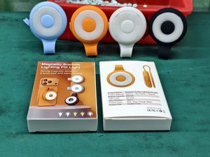 سلسلة مفاتيح مغناطيسية مع إضاءة LED للتصوير الفوتوغرافي والبث المباشر، مع إمكانية ضبط درجة حرارة الإضاءة الناعمة - Product Image 6