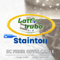 Câble FTTH jaune SC PC UPC APC Connecteur mâle Simplex Monomode Fibre optique Pigtail