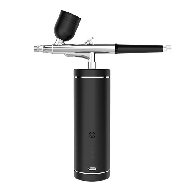 KKS Facial Lift Tattoo Nano Fog Mist Facial Sprayer Oxygen Injector Mini Air Compressor Kit Air-Brush Paint Spray Gun