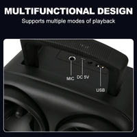 Enceinte portable Sing-e ZQS2616X pour extérieur, grand volume, karaoké pour fêtes et danse de rue