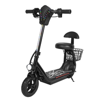 Trottinette électrique pliable pour adultes avec batterie au lithium à deux roues, commande électronique, moyeu en alliage, vitesse maximale de 15 km/h