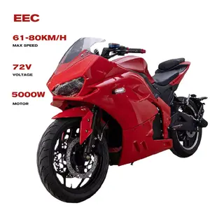 EEC Custom Services 72v 5000w Advanced Technology Fast High Speed Electric Motorcycle For Adults