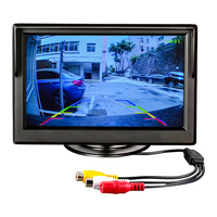 Pantalla de vista trasera de alta definición2K, Monitor de coche, entrada de vídeo bidireccional para salpicadero para marcha atrás de automóviles