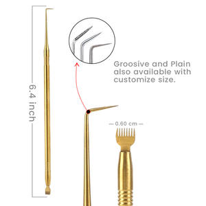 Herramientas de Lifting de Pestañas para Mujer, Acero Inoxidable, Ligero, Mejor Diseño, Logotipo Personalizado, Herramienta de Lifting de Pestañas de Alta Calidad de Bahasa Pro - Product Image 1