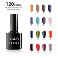Vente en gros de fournitures pour ongles sans hema avec logo personnalisé vernis gel coloré Créez votre propre marque