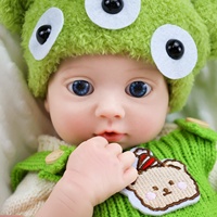 Muñeca Bebé Reborn de Silicona de Cuerpo Completo de 13 Pulgadas, Muñeca de Moda para Niños, Juguete Realista para Hacer Manualidades, Muñecas Reborn, Muñeca para Niñas