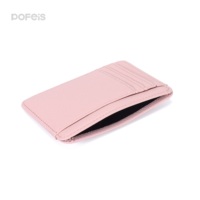 Dompet Kartu Kredit Kulit Vegan Lembut Anti-RFID 2025