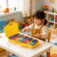 Colorful 25 Notes Glockenspiel Xylophone Percussion Rhythm Musical Educational Teaching Instrument Toy for Baby Kids Children