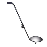Portable Acrylic Under Vehicle Inspection Mirror with Wheels and Torch for Security Inspection