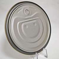 300 #   Capuchons de boîtes métalliques en aluminium étamé de 72,9 mm à ouverture facile pour l'emballage du thon