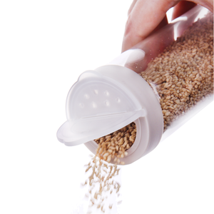 Salière moderne en verre avec distributeur bidirectionnel 280 ml, étanche à l'humidité et facile à nettoyer pour l'organisation du garde-manger - Product Image 5