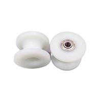 Usinage CNC Nylon POM HDPE Roues de guidage Roues en plastique pour jouets Roues de poulie en plastique avec courroie