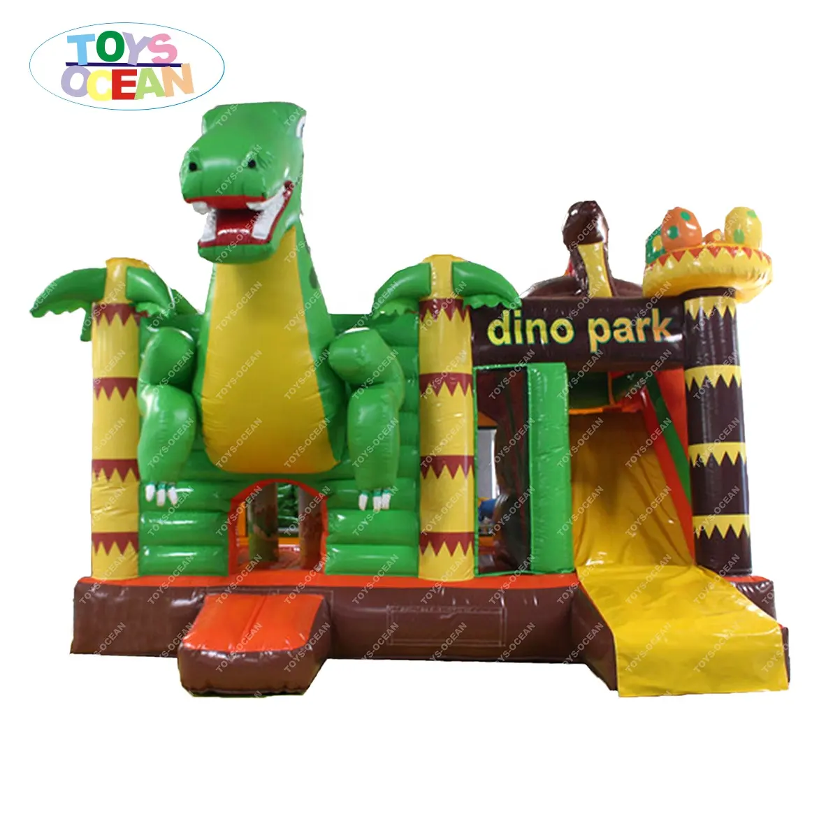 Terbaik Cina-Jual Dinosaurus Park Inflatable Memantul Anak Slide
