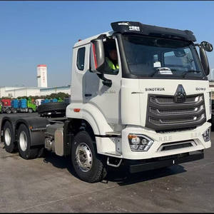 Camión Pesado Sinotruk de Alta Calidad 6x4 Hohan de 10 Ruedas, 40 Toneladas, Tractor Howo, Combustible Diésel, Emisión Euro 2, Volante a la Izquierda, Usado - Product Image 5