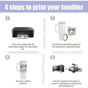 40 Oz White Sublimation <b>Tumbler</b> <b>With</b> Handle Stainless Steel <b>Straw</b> Insulated Double Wall Vacuum Reusable Cups For Travel - Product Image 2