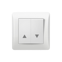 Interrupteurs et prises murales EU Switch avec panneau en verre trempé, interrupteur et prises européennes USB/Type-C pour la maison