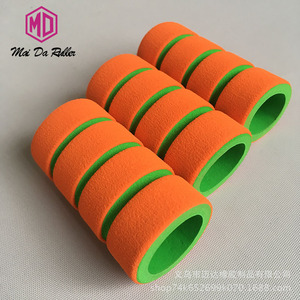 Foaming Tube NBR Rubber <b>Dumbbell</b> Grip Sleeve Black Red 5mm Wall Thickness Universal Fitness Equipment Accessory - Product Image 5