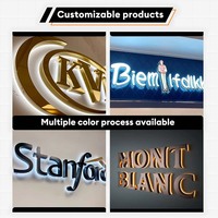 Letras 3D de Acrílico/PVC con Retroiluminación LED, Personalizables ODM, Alto CRI 90, Atenuables, Módulos LED Impermeables, Decoración Duradera