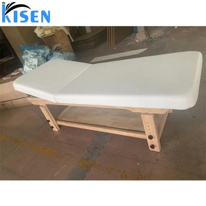 Kisen Modern Beauty Salon Furniture Facial Spa Solid Wooden Base <b>Lash</b> Adjustable Massage Soft <b>Table</b> Beauty <b>Bed</b> - Product Image 2