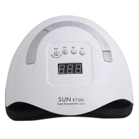 Lampe à ongles UV LED portable SUN X7 MAX pour usage domestique et professionnel en salon, sécheuse à manucure professionnelle