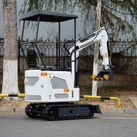 Mini Excavadora de 1.2 Toneladas con Orugas, Motor y Bomba con Certificación EPA Euro5, para Uso Agrícola, 2 Años de Garantía, Máquina Usada