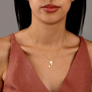 Collana sirena in acciaio inossidabile ciondolo sirena di gioielli ispirati all'oceano ciondoli nautici per amanti della spiaggia - Product Image 3