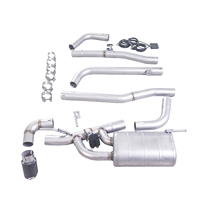   118i F20 2017 1.5T B38 B15A Échappement central arrière silencieux simple à valve simple sortie latérale simple Amélioration sportive