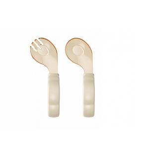 Ensemble fourchette et cuillère pour bébé ESTICK - Silicone de qualité alimentaire, design simple pour <span class=keywords><strong>les</strong></span> enfants d'un an, vaisselle pour l'autonomie alimentaire - Product Image 5