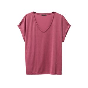 Camisetas de Verano 2025 para Mujer, Cuello Redondo, Crepé, Estampado por Sublimación, Cuadros, Manga Corta, Felpa, Regular, Casual, Ecológicas, de Secado Rápido - Product Image 6