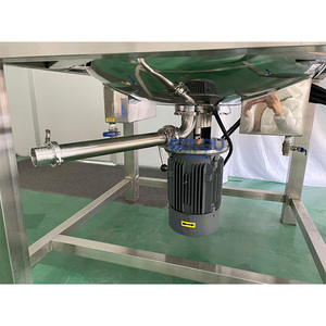 500L 1000L chế biến thực phẩm thép không gỉ Áo khoác điện sưởi ấm bể trộn với Máy khuấy homogenizer - Product Image 6