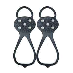 Crampones Antideslizantes para Deportes de Invierno al Aire Libre, Dispositivo de Agarre para Hielo, Nieve y Rocas, Crampones de Montaña con 5/8/10 Dientes, Equipo para Caminar en la Nieve - Product Image 4