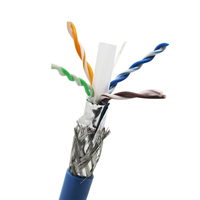 Cable de Red para Exteriores CAT6 SFTP de Cobre Sólido, Revestimiento de PVC, 305 m, para Comunicación