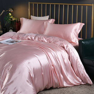 Bán Buôn Tùy Chỉnh Trắng In Quilt Cover Bộ Đồ Giường Khách Sạn Resort Bed Sheets Silk Sheets Bộ Đồ Giường - Product Image 2