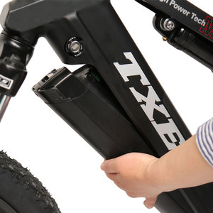 Vélo électrique tout-terrain pour adultes TXED populaire, 27,5 pouces, suspension intégrale, moteur central 36V 250W, batterie lithium 36V - Product Image 6