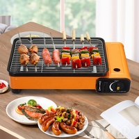 Portable Sans Fumée Cuisinière À Gaz Brûleur Barbecue À Gaz Barbecue À Gaz Grill pour Camping En Plein Air