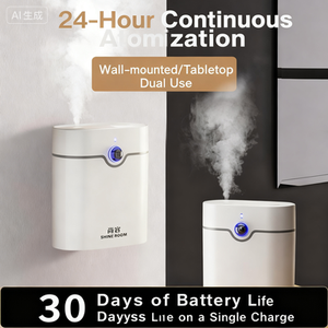 Vente en gros : Mini nébuliseur portable 400 ml, humidificateur, purificateur d'air, diffuseur d'ambiance et veilleuse pour voitures, chambres et maisons, en plastique - Product Image 2